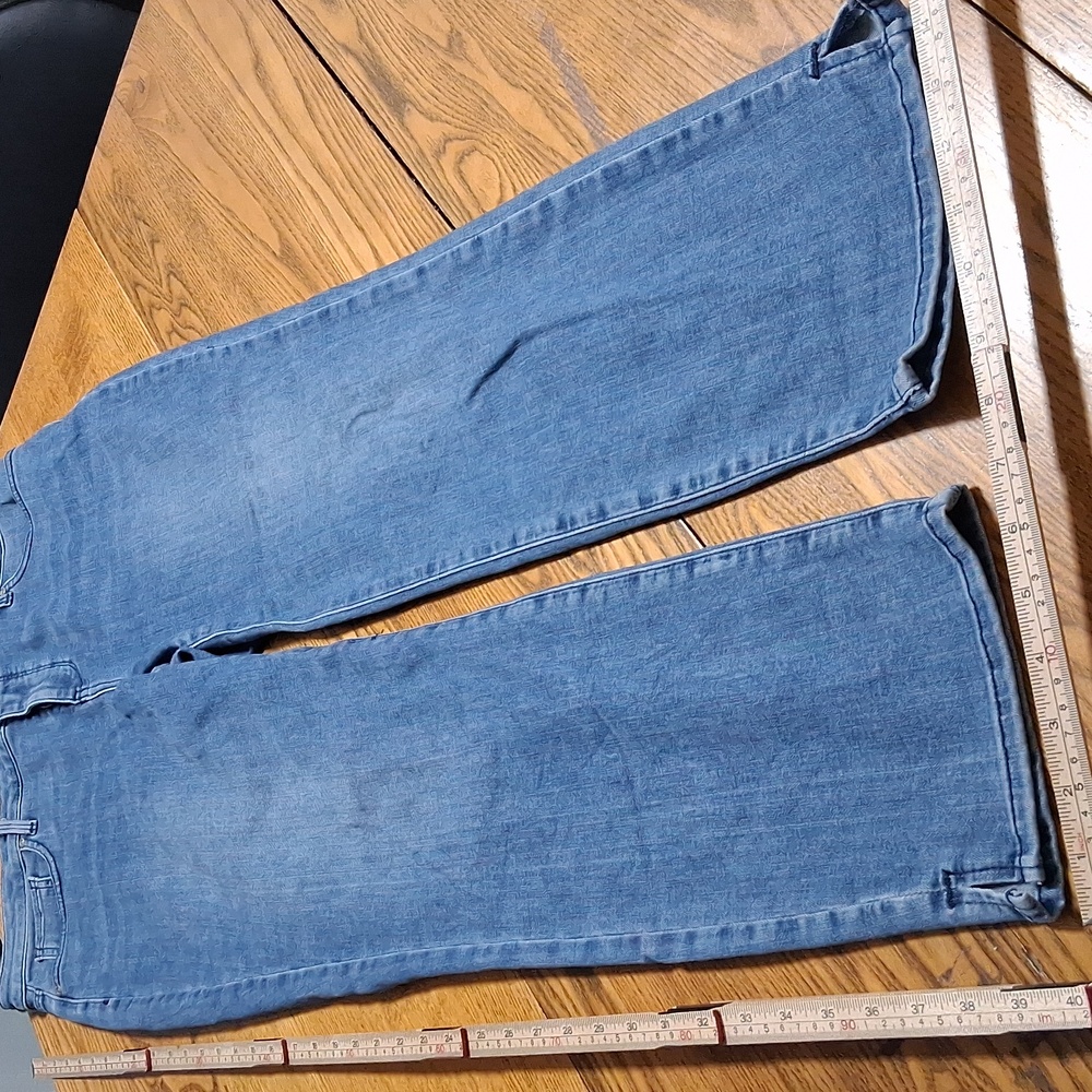 NYDJ Jeans Womens 12 BLUE CURVES 360 Denim Pants Used Preowned